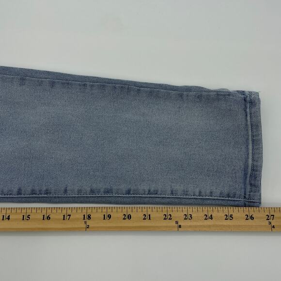 COTTON ON High 90's Jeans Womens Size 10 Heavy Denim Tapered Leg Light Wash - Picture 11 of 13